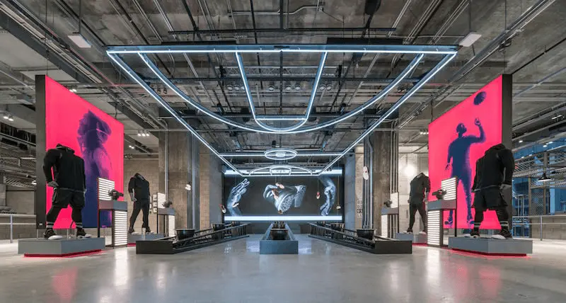 Photo du Flagship Adidas à New York